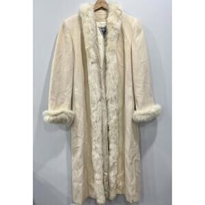 Vintage Womens Marvin Richards Fur Coat Cuffs sz 4